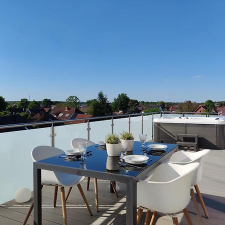 Penthouse Mit Whirlpool Im Herzen Von Niedersachsen Burgwedel  Buitenkant foto