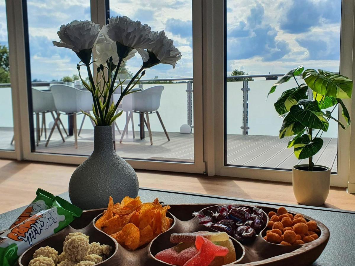 Penthouse Mit Whirlpool Im Herzen Von Niedersachsen Burgwedel  Buitenkant foto